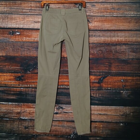 Vince Pants Size 0 Breech Jodhpur Style Khaki Tan Button Ankle Made in USA - Picture 3 of 11